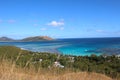 Blue Lagoon Beach in the island of Nacula, Yasawa, Fiji Royalty Free Stock Photo