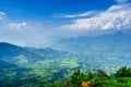 View from top of mountain las nubes next to the village of Jerico, Colombia