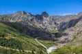 View from the top of the mountains of the Serra da Estrela natural park, Star Mountain Range