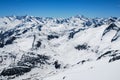 view from top of Mt. Gabler towards Dreiherrenspitze and Krimmler Kees glacier