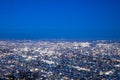 View from top of Mt. Moiwa in Sapporo city