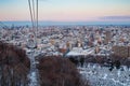 View from top of Mt. Moiwa in Sapporo city