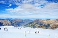 View on the top of Mt. Titlis in Switzerland