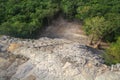 View from the top of Nohoch Mul pyramid in Coba