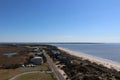 View from the top of the Oak Island Lighthouse Royalty Free Stock Photo