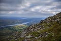 View from top of Old Man Of Coniston Royalty Free Stock Photo