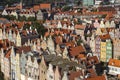 View from top of the Old Town of Gdansk. Poland Royalty Free Stock Photo