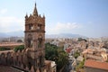 View from the top of Palermo Cathedral. Sicily. Italy Royalty Free Stock Photo