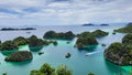 View from the top of the Pianemo Islands