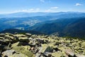 View from the top of a rocky mountain Royalty Free Stock Photo