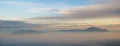 View from the top of Semeru volcano Royalty Free Stock Photo