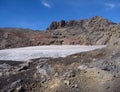 View from the top of sierra nevado ridge in chile