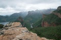 View from the top of South African mountains