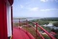 View from the Top of the St. Augustine Lighthouse on a Sunny Day Royalty Free Stock Photo