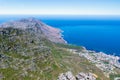 View from top of Table Mountain in Cape Town Royalty Free Stock Photo