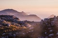 View from the top of Table mountain Cape Town, South Africa.