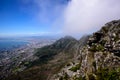 View from the top of Table mountain Royalty Free Stock Photo