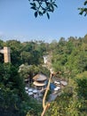 View from the top of Tegenungan Waterfall Bali Royalty Free Stock Photo