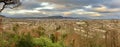 View from the top of Tomnahurich Cemetery Hill, Inverness. Kessock Bridge and Beauly Firth.