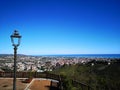 View from the top of the town of Montesilvano Royalty Free Stock Photo