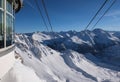 View from the top of the Valluga mountain