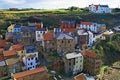 View from the top of the village of Staithes 2, near Scarborough, in North Yorkshire.