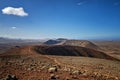 Volcanes de Bayuyo, Fuerteventura, Canary Islands. Royalty Free Stock Photo