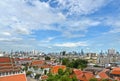 View from the Top of Wat Saket Phu Khao Thong Temple of the Golden Mount Bangkok Thailand Royalty Free Stock Photo