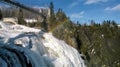 View from the top of the waterfall Royalty Free Stock Photo