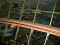 View from Top of the World restaurant inside the Stratosphere Tower, Las Vegas, Nevada, USA Royalty Free Stock Photo
