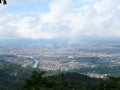 View of Torino from the hill of Superga Royalty Free Stock Photo