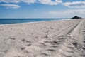 Torn Beach in Hospitalet del Infant, Spain