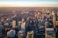 View of Toronto City from above - Toronto, Ontario, Canada Royalty Free Stock Photo