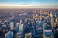 View of Toronto City from above - Toronto, Ontario, Canada Royalty Free Stock Photo