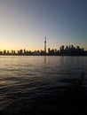 Ontario lake Toronto downtown view Royalty Free Stock Photo