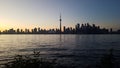 Ontario lake Toronto downtown view Royalty Free Stock Photo