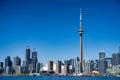 View of Toronto Downtown from Lake Ontario. Royalty Free Stock Photo