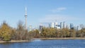 Toronto Island Park with Toronto skyline in the background, Toronto, Ontario, Canada