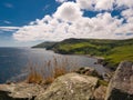 View from Torr Head to the south in sunshine Royalty Free Stock Photo