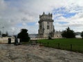 View of the Torre of Belem-Lisboa-Portugal Royalty Free Stock Photo