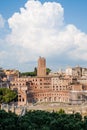 View of the Torre delle Milizie in Rome, Italy