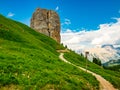 View of the Torre Grande of the Cinque Torri