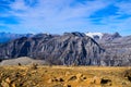 View on the Torrenthorn on a sunny autumn day, seeing the swiss alps, Switzerland / Europe