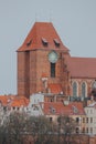 View of the old town of Torun, Poland, from the other side Royalty Free Stock Photo