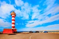 Toston lighthouse in El Cotillo at Fuerteventura Canary Islands