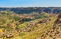 View of Toujane, a Berber mountain village in southern Tunisia Royalty Free Stock Photo