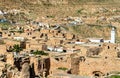 View of Toujane, a Berber mountain village in southern Tunisia Royalty Free Stock Photo