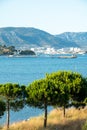 View on Toulon harbor in summer, Var, France