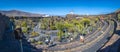 View on tourists visiting the botanical cactus garden of Cesar Manrique in Lanzarote Royalty Free Stock Photo