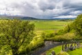 A view toward the valley below the church at Holy Rude, Stirling